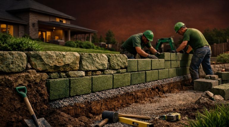 retaining wall installation Houston tx-cost-guide